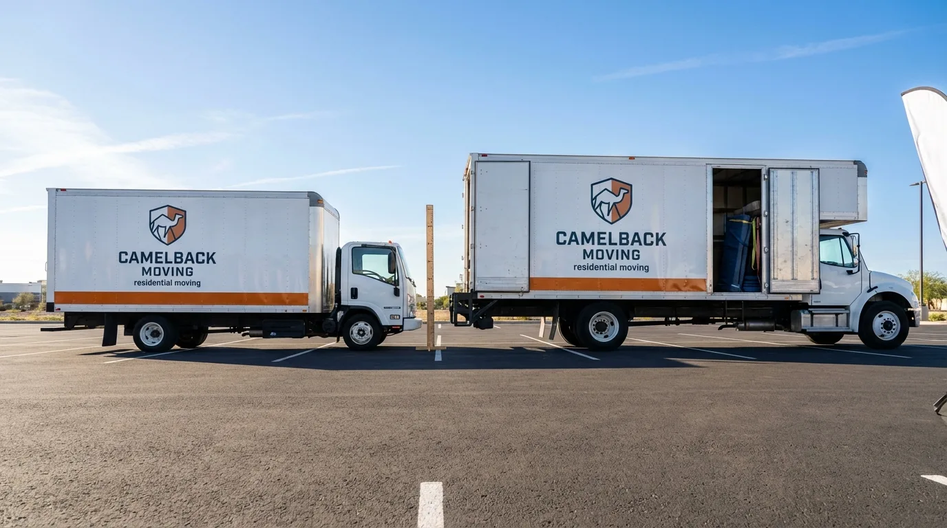 Moving truck size capacity guide in Mineral Point